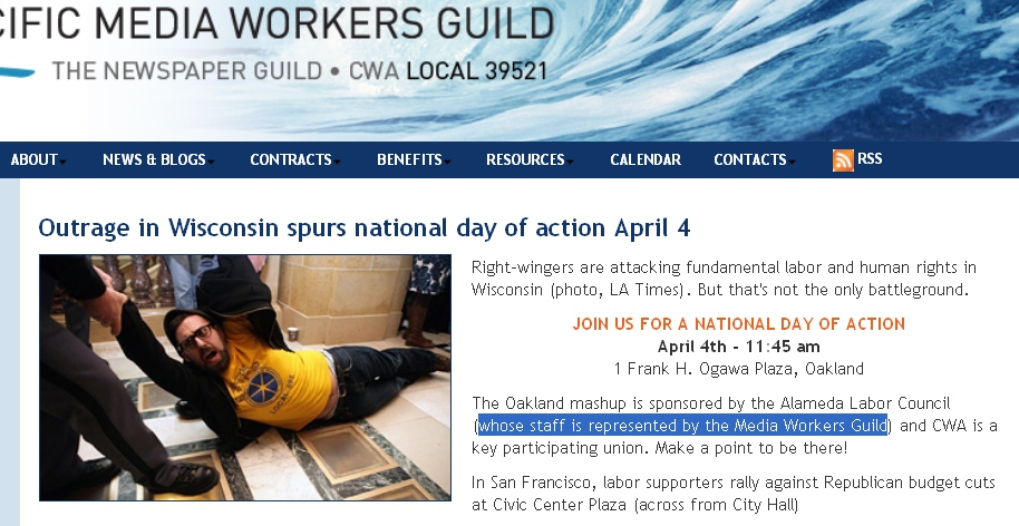 Media Guild Endorses Anti-Republican Protests