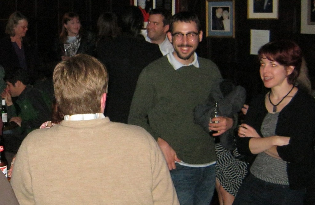 So a Socialist, A Fascist and a Reporter walk into a bar -- click to see Dave Maass reporting from the scene